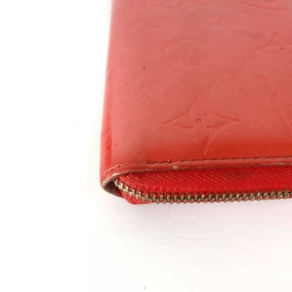 Authentic LOUIS VUITTON M91981 Vernis Zippy wallet purse leather[Used] - Picture 6 of 14